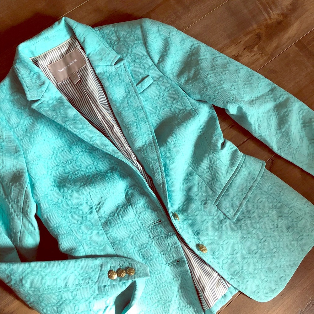Aqua Banana Republic Blazer - Size 4
